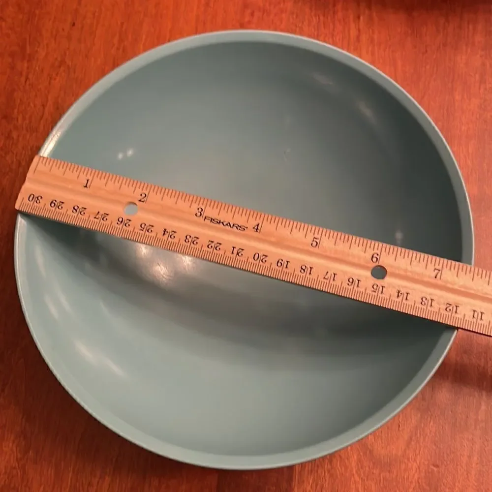 Atomic Set of 3 Teal Vintage Melamie Bowls